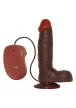 Wibrator-REALISTIC VIBRATOR REAL RAPTURE BROWN 7.5"