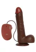 Wibrator-REALISTIC VIBRATOR REAL RAPTURE BROWN 9"