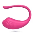 Crushious Vibrating Egg 9 Modes Remote Control USB Rechargeable Pink 9cm