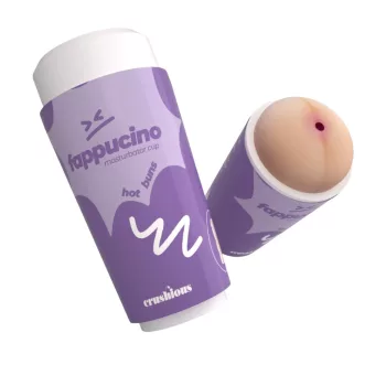   Crushious Male Masturbator Cup Stimulating Textured Tunnel Adjustable Suction Hot Foam Sweet