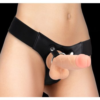 Realistic 8" Strap-On – élethű bőrszíű dildo