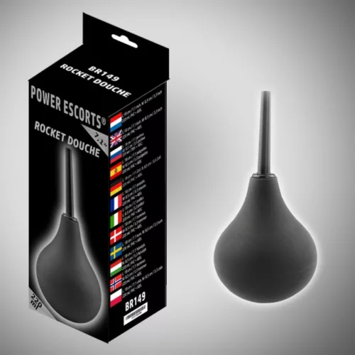 Anal zuhany rugalmas fejjel 220 ml fekete nagy méret