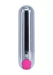 Wibrator-Strong Bullet Vibrator Silver/Pink USB 10 Function