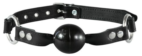 Simply Gag Ball – prémium 4 cm fekete gumi labda