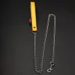 Leash Leather Grip 1m Yellow