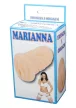 Marianna Masturbator realist cu textură interioară 13,5 cm alb flesh Cyberskin