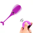 Vibratong Vibrating Egg 10 Modes USB Rechargeable Purple Silicone Waterproof