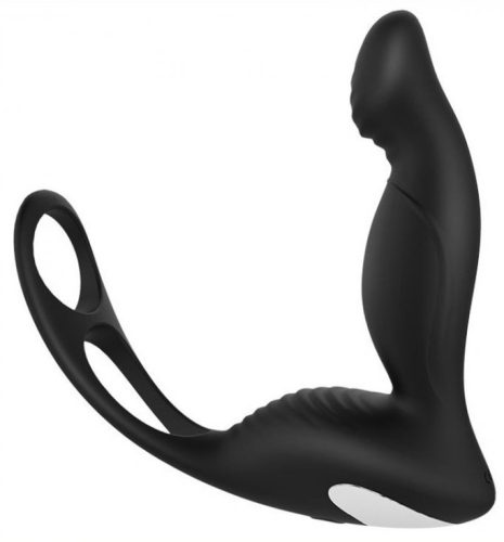 Dugó Péniszgyűrű Langer P-Spot 10 x 3 cm-es dugóval