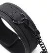 Submission Collar Adjustable Faux Leather Black