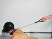 Kutyapóráz lánccal 45cm - 2
