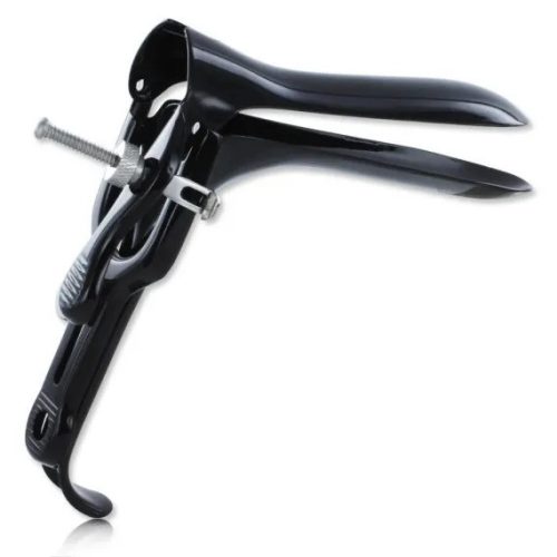 Fekete fém speculum – 11 x 3,5 cm intim eszköz