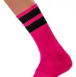 Edzőzokni – pink-fekete színkombinációban