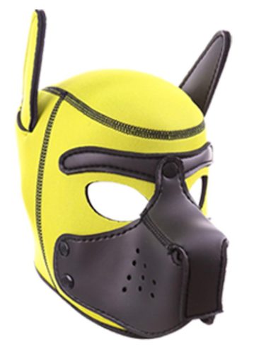 Sárga-fekete neoprén PUPPY balaklava