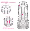 Sono Masturbator Transparent Textured Interior 15cm Clear