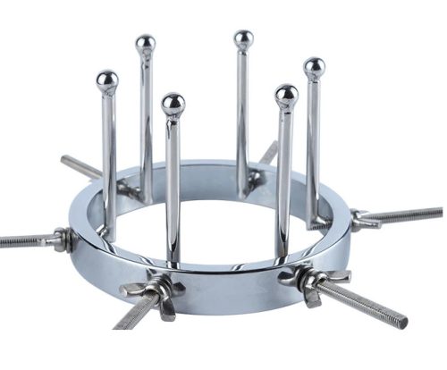 Prémium fém anális retractor – 9,5 cm hosszú élvezet