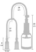 She.E.O Vacuum Nipple Pump M/L Adjustable Pressure Transparent Chambers
