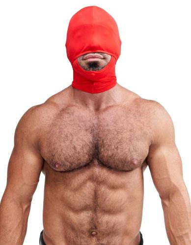 Mister B Piros lycra balaclava