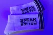 SNEAK MASTER – stílusos fehér-fekete zokni
