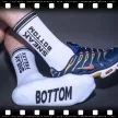 Socken Sneak alsó fehér-fekete - 3