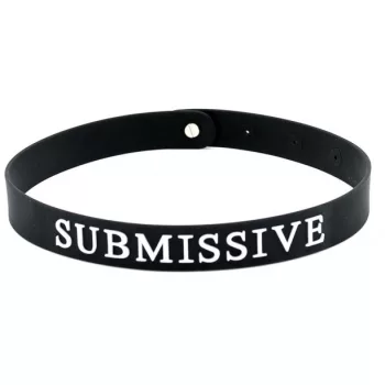 Silicone necklace - érzéki alávetett ékszer