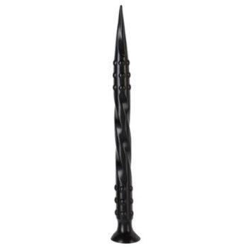 Dildo Black – hegyes csavaros prémium eszköz 40 x 3 cm