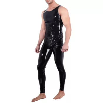 Latex ruha cipzárral