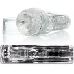 Fleshjack Masturbator transparent 20 cm texturat pentru senzații intense