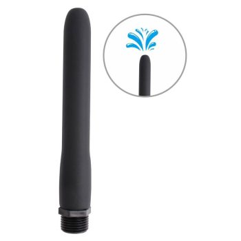 Mont – szilikon zuhanyfej fekete 15 x 2 cm