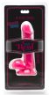 Happy Dick – prémium pink dildó 12 cm hosszú