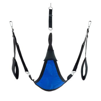 Triangle Fabric Sling - prémium szövet hintaszófa kékben