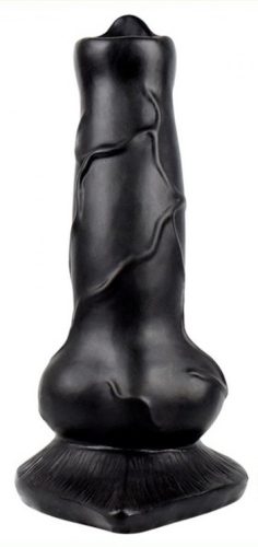 Prémium Dildo – 12 cm-es fekete hímvessző forma
