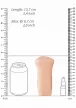 Self Lubrication Masturbator Vaginal Realistic Lips Waterproof 12cm Flesh