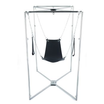 Kit Sling Cuir Triangle Noir – prémium fekete bőrszíj