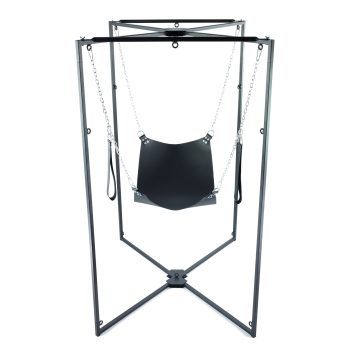   Kit Sling Cuir Carré Noir – prémium bőr keret érzékiséghez