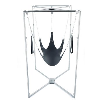 Kit Sling Cuir – elegáns bőr hinta fekete öt ponttal