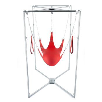 Kit Sling Cuir 5 Points – piros bőr szexi kötöző szett