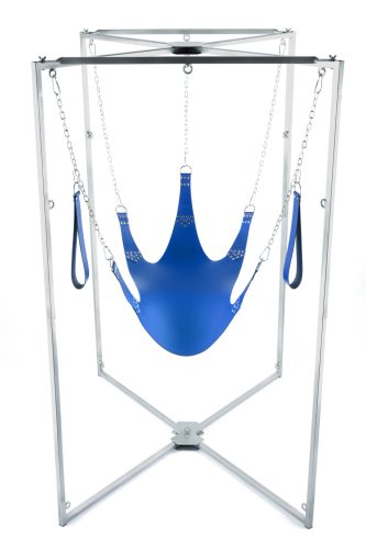 Kit Sling Cuir 5 pont Bleu Armature Grise