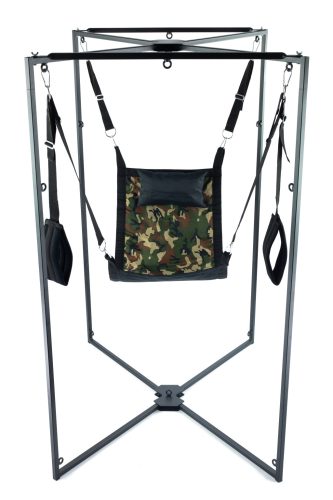 Kit Sling – fekete álcás kézi tartó prémium komforttal
