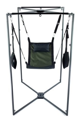 Kit Sling – prémium szövet hinta fekete vázzal