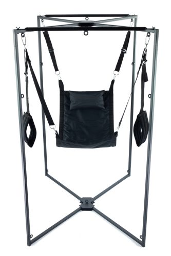 Kit Sling Tissu Carré Noir - elegáns fekete szövet szett