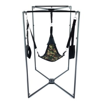 Kit Sling – fekete álcázott trikó, prémium anyagból