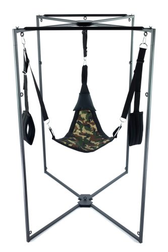 Kit Sling – fekete álcázott trikó, prémium anyagból