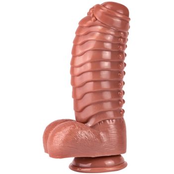 Dildo Monster Carapace – prémium barna dildó 22 x 10 cm