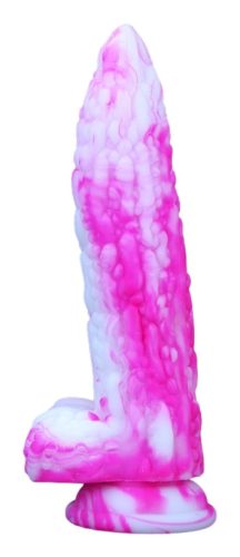 Kukur Péniszformázó - 16 x 4 cm, Rózsaszín-Fehér Intimitás Élvezete