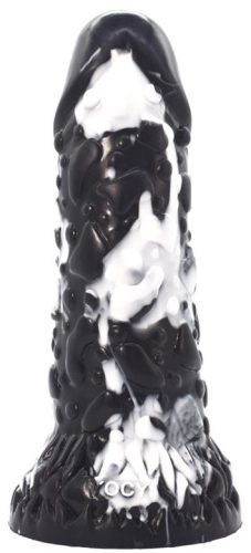 Toadyk Dildo 17 x 6cm Fekete-fehér