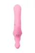 JOS Vibrator with clitoral stimulator JOS Twistme, silicone, pink, 19.5 cm