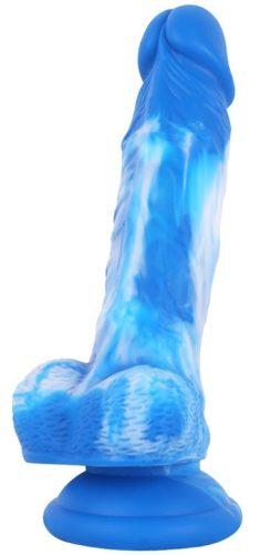 Dildo Mixy 13 x 3.2cm kék-fehér