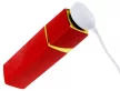 Mini vibrator Lipstick Rock 10 moduri 8.7 cm roșu rezistent la apă USB