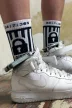 Fehér LOCKED Sk8erboy zokni - 5