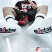 White Socks Sk8erboy Deluxe – prémium fehér-piros zokni